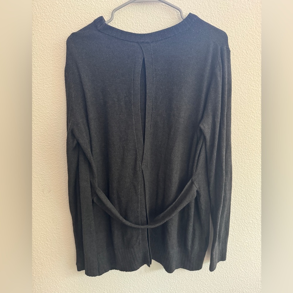 Lululemon knit open back sweater